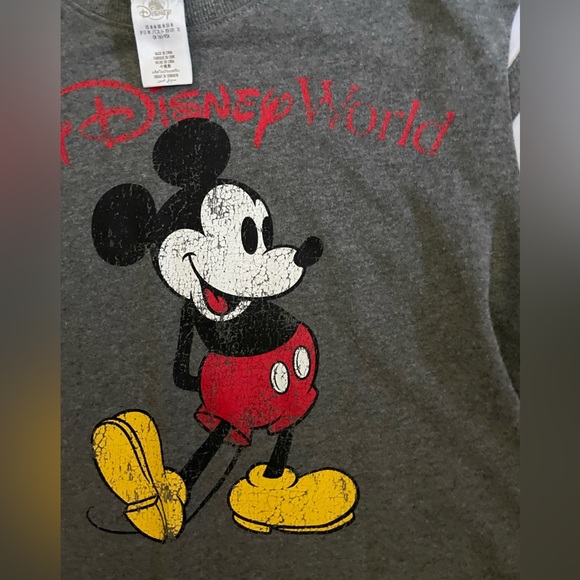 Disney Mickey Mouse Gray and Red Sweatshirt - Picture 3 of 5